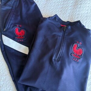 Nike FC England Kids Matching Set - Navy and Red